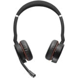 Jabra Evolve 75 MS SE on-ear headset Zwart, Stereo