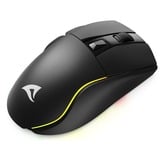 Sharkoon SKILLER SGM50W gaming muis Zwart, 400 - 6400 dpi, RGB leds