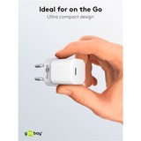 goobay Lightning/USB-C PD oplaad set Nano (20 W)  Wit, 1 meter