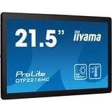 iiyama ProLite OTF2216MC-B1 22" touchscreen monitor Zwart, VGA, HDMI, DisplayPort, Touch