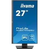 iiyama ProLite XUB2793QSU-B7 27" monitor Zwart, 100Hz, HDMI, DisplayPort, USB, Audio, AMD FreeSync 