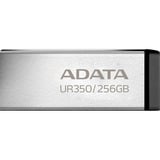 ADATA UR350 256 GB usb-stick nikkel/zwart, USB-A 3.2 Gen 1 (5 Gbit/s)