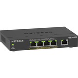 Netgear 5-port Gigabit Ethernet PoE+ Unmanaged Switch (GS305PP)  Zwart