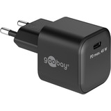 goobay USB-C PD GaN snellader Nano (45 W)  Zwart, 1x USB-C, Power Delivery 3.0