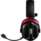 MCHOSE S9 Pro Wireless  over-ear gaming headset Zwart/rood, PC / laptop / Playstation / Switch / Smartphone, 2.4G / Bluetooth / Wired / Type-C	