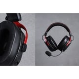 MCHOSE S9 Pro Wireless  over-ear gaming headset Zwart/rood, PC / laptop / Playstation / Switch / Smartphone, 2.4G / Bluetooth / Wired / Type-C	