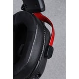 MCHOSE S9 Pro Wireless  over-ear gaming headset Zwart/rood, PC / laptop / Playstation / Switch / Smartphone, 2.4G / Bluetooth / Wired / Type-C	