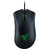 Razer DeathAdder Essential gaming muis Zwart, 6400 dpi, Groene leds