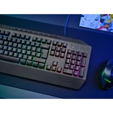 Trust GXT 836 Evocx, gaming toetsenbord Zwart, US lay-out, Membraan, RGB