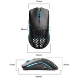 Glorious Model O Minus Wireless gaming muis Zwart (mat)