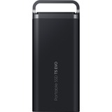 SAMSUNG T5 EVO Portable 8 TB externe SSD Zwart/zilver, MU-PH8T0S/EU, USB-C 3.2 (5 Gbit/s)