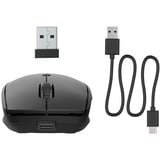 JLab Go Charge Mouse Zwart, 800 - 1600dpi, Bluetooth 5 / 2.4 GHz