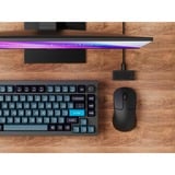 Keychron M3 Mini Wireless 4K-Version gaming muis Zwart, 100 - 26000 DPI, USB-C / Bluetooth 5.1 / 2.4 GHz