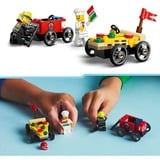 LEGO City - Raceautopakket: pizzabestelwagen vs. brandweerauto Constructiespeelgoed 60458 | zeepkistenraceset