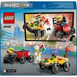 LEGO City - Raceautopakket: pizzabestelwagen vs. brandweerauto Constructiespeelgoed 60458 | zeepkistenraceset