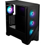 MSI MAG Forge 320R Airflow midi tower behuizing Zwart | 2x USB-A | RGB | Tempered Glass