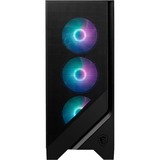 MSI MAG Forge 320R Airflow midi tower behuizing Zwart | 2x USB-A | RGB | Tempered Glass