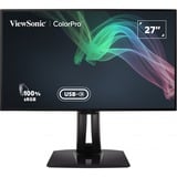 ViewSonic VP2768a-4K 27" monitor Zwart (mat)