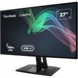 ViewSonic VP2768a-4K 27" monitor Zwart (mat)