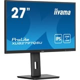 iiyama ProLite XUB2797QSU-B2 27" monitor Zwart, 100 Hz, HDMI, DisplayPort, USB, Adaptive Sync