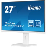 iiyama ProLite XUB2797QSU-W2 27" monitor Wit, 100 Hz, HDMI, DisplayPort, USB, Adaptive Sync