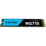 Lexar NQ710, 2 TB SSD Zwart/blauw, PCIe 4.0 x4, NVMe 1.4, M.2 2280