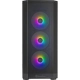 SilverStone FARA 514X midi tower behuizing Zwart | 2x USB-A | 1x USB-C | RGB | Tempered Glass