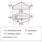 Vango F10 Helium UL 2 tent Donkergroen, 2025 model