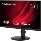 ViewSonic VG2408A 24" monitor Zwart, 1x HDMI, 1x DisplayPort, USB-C, USB-A, sound, 100 Hz