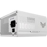 ASUS TUF Gaming 1000W Gold White Edition voeding  Zwart, 4x PCIe, Full kabelmanagement, 1x 12VHPWR