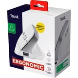 Trust Bayo II Ergonomische draadloze muis Wit, 800 dpi - 2.400 dpi