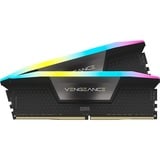 Corsair 32 GB DDR5-6000 Kit werkgeheugen Zwart, CMH32GX5M2B6000C36, Vengeance RGB, XMP 3.0