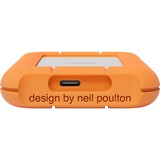 LaCie Rugged Mini 1 TB externe SSD Oranje/zilver, USB-C 3.2 Gen 2x2 (20 Gbit/s)