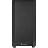 SilverStone SETA H2M midi tower behuizing Zwart | 2x USB-A | 1x USB-C