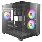 Antec CX800 ARGB midi tower behuizing Zwart | 2x USB-A | Tempered Glass