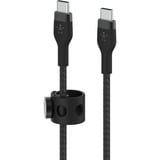 Belkin BoostCharge Pro Flex USB-C/USB-C-kabel Zwart, 2 meter