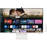 SAMSUNG Smart Monitor M8 M80D LS32DM801UUXEN 32" 4K UHD  Wit, HDMI, USB-C, WiFi, BT, Sound