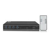 ACT Connectivity 2-Poorts HDMI 4K@60Hz KVM switch, USB 3.2 Gen1 (USB 3.0) kvm-switch Zwart