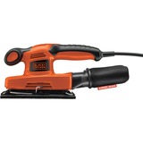 BLACK+DECKER 240W 1/3vel vlakschuurmachine Zwart/oranje