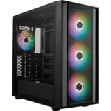 Cooler Master MasterBox 600 midi tower behuizing Zwart | 2x USB-A | 1x USB-C | RGB | Tempered Glass