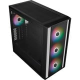 Cooler Master MasterBox 600 midi tower behuizing Zwart | 2x USB-A | 1x USB-C | RGB | Tempered Glass