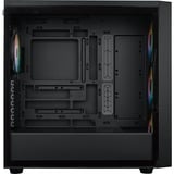 Cooler Master MasterBox 600 midi tower behuizing Zwart | 2x USB-A | 1x USB-C | RGB | Tempered Glass