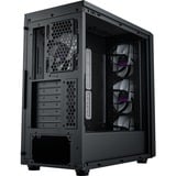 Cooler Master MasterBox 600 midi tower behuizing Zwart | 2x USB-A | 1x USB-C | RGB | Tempered Glass