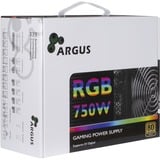 Inter-Tech Argus RGB-750W CM II voeding  Zwart, 4x PCIe