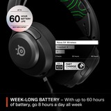 SteelSeries Arctis Nova 5X Wireless over-ear gaming headset Zwart, Bluetooth 5.3 / 2.4 GHz, Xbox Series X|S, Xbox One, PC