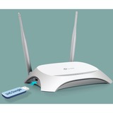 TP-Link TL-MR3420 router Wit/zwart, 3G Ready, Retail