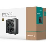 DeepCool PN550D 550W voeding  Zwart, 2x PCIe, 1x 12VHPWR