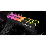 G.Skill 32 GB DDR4-4400 Kit werkgeheugen Zwart, F4-4400C19D-32GTZR, Trident Z RGB, XMP