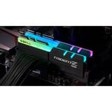 G.Skill 32 GB DDR4-4400 Kit werkgeheugen Zwart, F4-4400C19D-32GTZR, Trident Z RGB, XMP