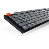 Keychron K1- X2, toetsenbord Grijs/grijs, US lay-out, Gateron Low Profile Blue, Witte leds, ABS keycaps, Bluetooth